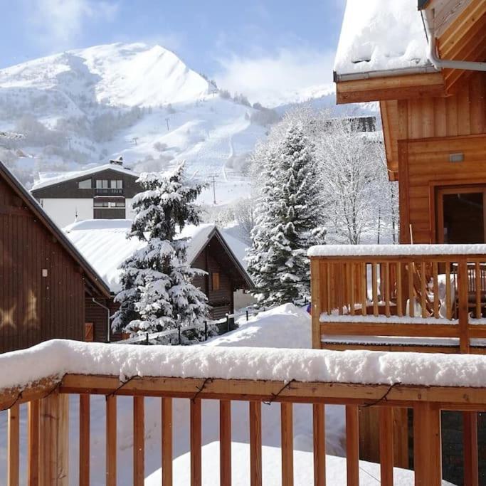 Chalet La Ruche Villa Saint-Sorlin-d'Arves ภายนอก รูปภาพ