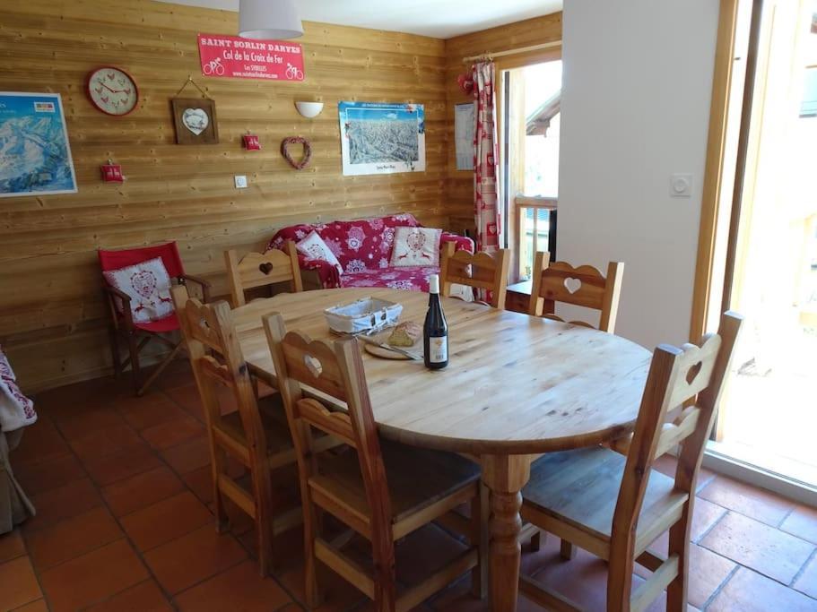 Chalet La Ruche Villa Saint-Sorlin-d'Arves ภายนอก รูปภาพ